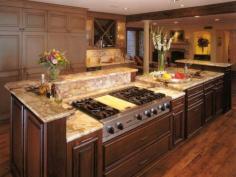 Brown and Beige Kitchen