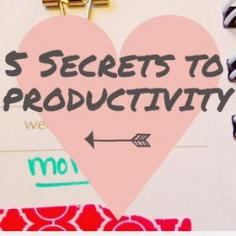 Organized Charm: 5 Secrets to Productivity