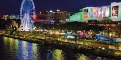 South Bank Parklands, Brisbane, Queensland, Australia.