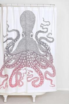 Nate Duval Giant Octopus Shower Curtain