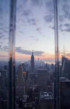 Manhattan through the window...