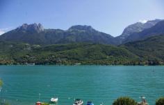 Lake Annecy in Rhone Alpes, France