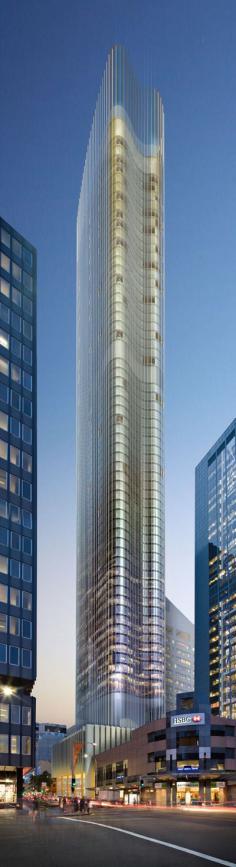 Tower in 115 Bathurst Street, Sydney, Australia.