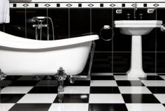 Black and White Bathroom