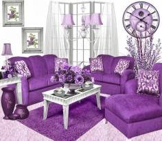 Purple Living Room