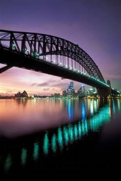 Harbor Bridge Sydney Australia, a beautiful place and a long long way from home...I have been three times and I love how they treat Americans!