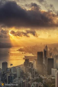 Hong Kong at Sunset