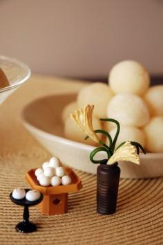 Japanese sweet for autumn moon