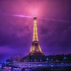 Purple EIffel    flickr.com