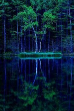 Mishaka Pond, Nagano, Japan