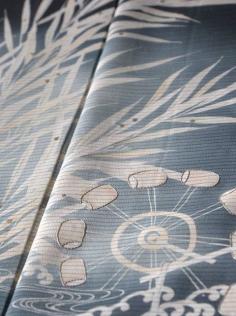 Japanese kimono textile