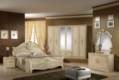 Brown and Beige Bedroom