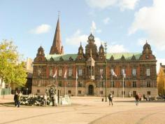 The square in Malmö, Sweden