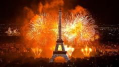 Bastille Day Fireworks at the Eiffel Tower frenchseams.com