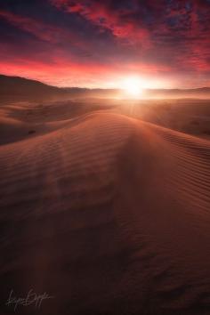 Sunset in Death Valley National Park, California, United States