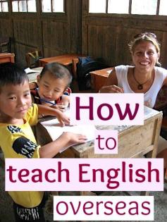 How to Teach English Overseas