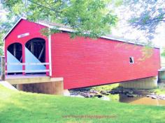 Preble County, Ohio Double Barreled Bridge (One of only a few left in the country.)  Photo by Karine Oswalt