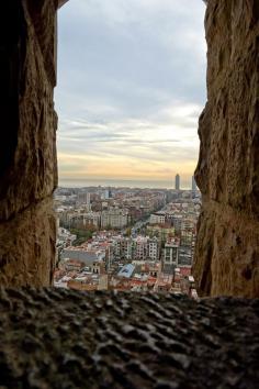 This view is from Sagrada Familia.