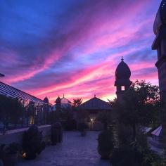 Moroccan sunset, La Sultana Hotel, Marrakesh. Photo courtesy of chronicles_of_chrisi on Instagram.