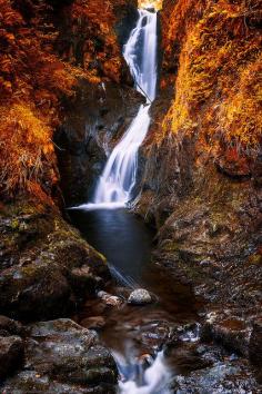 Ess-Na-Crub Waterfall, Glenariff Forest, County Antrim, Northern Ireland by Fragga on Flickr.