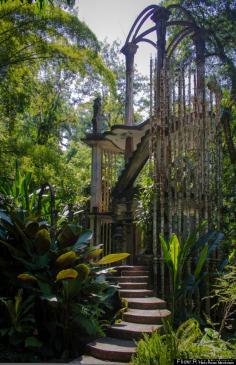 
                        
                            Las Pozas, Xilitla, MEXICO.  A “Surrealist Xanadu” in the heart of the Mexican jungle, Las Pozas (the Pools) combines man-made structures with exotic flowers, native plants, waterfalls and pools to create a strangely harmonious and peaceful garden.   The gardens are the creation of eccentric English poet and artist Edward James, who bought the 80-acre former coffee plantation in the mid-1940s in an attempt to create his own Garden of Eden.
                        
                    