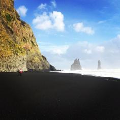 Vik Beach, near Iceland's southernmost point, is an experience for the senses. Watching white, frothy waves crashing onto black sand is quite the otherworldly experience. Photo courtesy of lisanhewitt on Instagram.