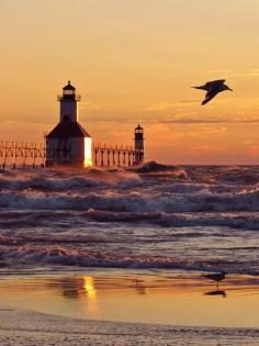 Sunset at St. Joe ,Michigan| Flickr - Photo Sharing!