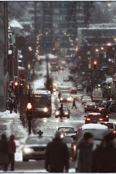 Downtown Montreal, Canada.