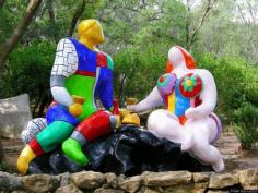 
                        
                            Tarot Garden (Giardino dei Tarocchi), TUSCANY, ITALY.  The imaginative sculptures by French artist Niki de Saint Phalle sparkle against the picturesque Tuscan landscape in the Tarot Garden (Giardino dei Tarocchi) of Capalbio, Italy.  Inspired by Gaudí´s Parc Güell in Barcelona, Spain, de Saint Phalle wanted to create a “small Eden where man and nature meet.”
                        
                    