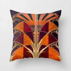 Golden Fire Pillow Cover