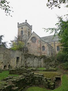 
                        
                            Overlooking the village of Curloss are the ruins of the Cistercian Abbey, founded by Malcolm, Earl of Fife, in 1217. By the late 15th century, much of it had been abandoned; part of it was converted into the local parish church in 1633, a function it still serves
                        
                    