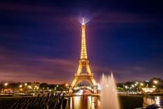 Eiffel Tower Trocadero Fountains | Paris by Train