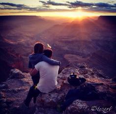 I can't say the best place to be at sunset at the Grand Canyon but this was our view from Lipan Point on the North Rim in June. << Gorgeous!