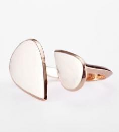 
                        
                            Rose Silver Alloy Double Teardrop Ring
                        
                    