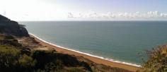 The beautiful view out the sea in Chale, IOW. #beach