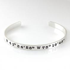 
                        
                            Coordinates Cuff Bracelet
                        
                    