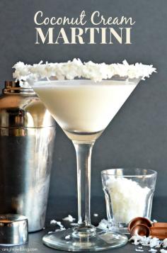 
                        
                            Coconut Cream Martini - a delicious and easy cocktail to make!
                        
                    