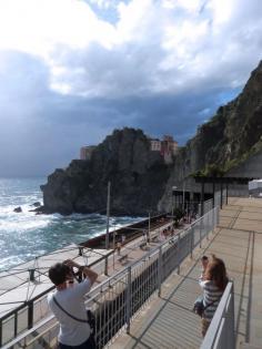 Manarola in Cinque Terre. We loved Cinque Terre, it was the most amazing area in Italy!