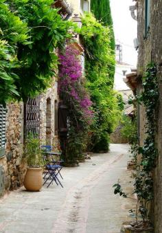 Walking street in Grimaud, France | Flickr