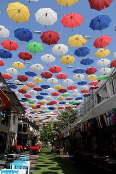 
                        
                            Antalya, Turkey, Antalya, Turkey - Umbrellas swaying overhead!
                        
                    