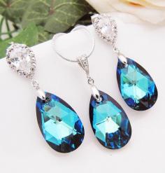 Something Blue Wedding Jewelry