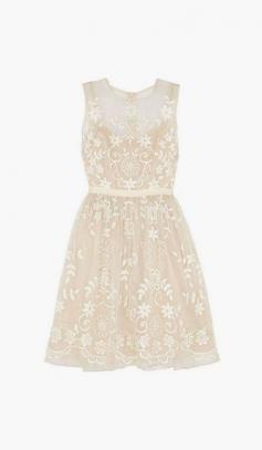 
                        
                            Embroidered silk-organza dress
                        
                    