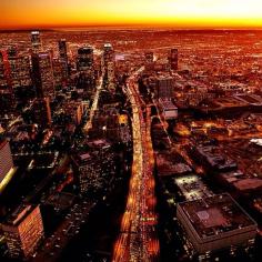 
                        
                            Sunset over Los Angeles County from the I-110 / US-101 Interchange << Just another sunny day in LA!
                        
                    