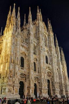 
                        
                            Duomo di Milano - Milan Cathedral at Night - Milan, Italy
                        
                    