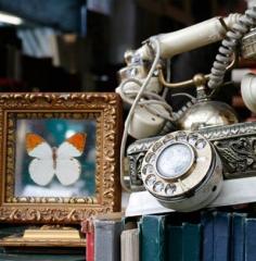 
                    
                        A world unto itself, the 150-year-old market, Marché aux Puces in Paris, is the world's largest and most famous flea market.
                    
                