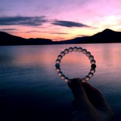 Lokai serves as a little reminder to stay positive through life's challenges. Injected in the black bead is mud from The Dead Sea and in the white bead is water from Mt. Everest. The highest and lowest points on Earth!