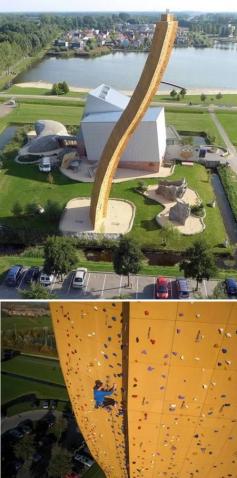 World's Tallest Climbing Wall (Groningen, The Netherlands)