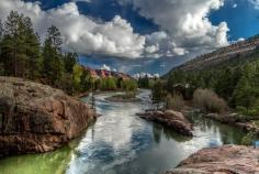 
                    
                        Animas River in Durango, Colorado, USA
                    
                