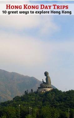 The mighty statue of the "Big Buddha" soars to a height of 34 meters and weighs 250 tons... | "10 Hong Kong Day Trips" is a free travel eBook (Click here to download)