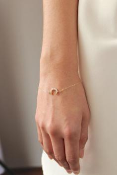 
                    
                        Gold Crescent Moon Bracelet Tiny Moon Bracelet
                    
                